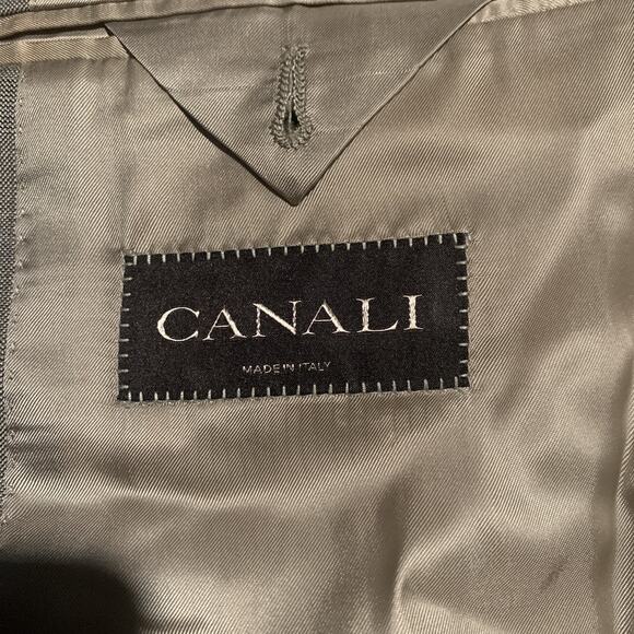 Canali Men's 100% Wool 2-Button Blazer Brown Italy 56R Model 13220/32 - Picture 6 of 11